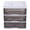 White, variant on POYOGA Portable Sturdy PP Desktop Storage Drawer Cabinet for Clutters Workspaces