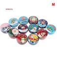 thumbnail image 1 of Christmas Tinplate  Candy Tin Can Candle Jars With Lid Candle Container Empty Box Cookie Candy Storage Gift Case, 1 of 6