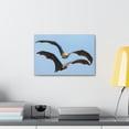 thumbnail image 4 of Vampire Bat Couple Vampire Bat Couple Print Animal Wall Art Wildlife Canvas Prints Wall Art Ready to Hang Unframed, 4 of 18