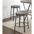 thumbnail image 3 of Bowery Hill 5 Piece Counter Height Dining Set in Gray and Brown, 3 of 3