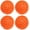 Orange, variant on 4 Pack Reusable Dryer Balls – 2.75" Pink Laundry Fabric Softener Alternative – Reduces Drying Time, Softens Clothes Naturally, Eco-Friendly, Chemical-Free, Reusable for 1000+ Loads