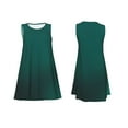 thumbnail image 7 of Goofa Dark teal green for Summer Dresses for Women – Beach Floral Sundress, Casual Pockets Boho Tank Dress for Hot Days, 7 of 7