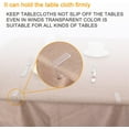 thumbnail image 4 of 24 Pieces Clear Tablecloth Clips, Durable Plastic Table Cover Holders, Windproof Transparent Clamps for Securing Tablecloths Indoor Outdoor Party, Wedding, Christmas Event, Picnic, Camping (24 Large), 4 of 7