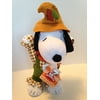 snoopy thanksgiving plush singing dancing peanuts charlie brown - 12 inch