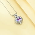 thumbnail image 5 of Round with Tree of Life Cremation Jewelry for Ashes Holder Urn Necklace Lockets for Human Pet Ashes of Loved One Pendent for Ashes and Chain, 5 of 6