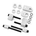 thumbnail image 4 of Kit de extensión de piso para conductor de 1 pulgada y 1,5 pulgadas. Incluye pernos y espaciadores. Reemplaza aleación de aluminio para triciclos Plata, 4 of 8