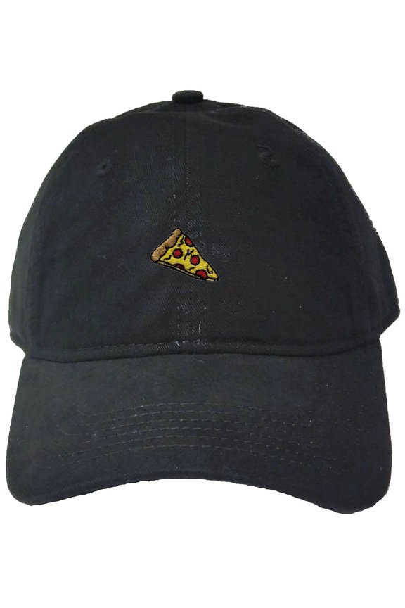 Adult Pizza Embroidered Deluxe Dad Hat