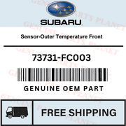 OEM Genuine Subaru 2003-2021 Sensor-Outer Temperature Front - 73731-FC003