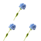 thumbnail image 1 of Clavel Ganchillo Punto Terminado para Cumpleaños Boda () Azul, 1 of 8
