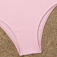 thumbnail image 4 of ATOGUTA Girls Swimsuit 3 Piece Bathing Suits Bikini Tankini Set Beach Swimwear with Cover Ups Skirt Pink, Size 8-11, 4 of 5