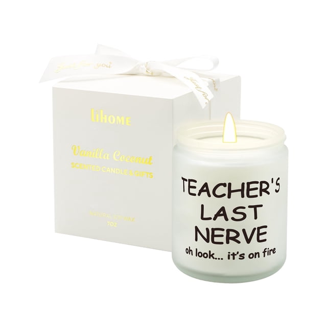 Vela Lihome para Agradecimiento a Profesores Vainilla Coco 198ml