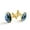 Color 2, variant on Men's Classic Stainless Steel, Anchor Compass Sea Pattern Cufflinks Business Wedding Shirts, Golden