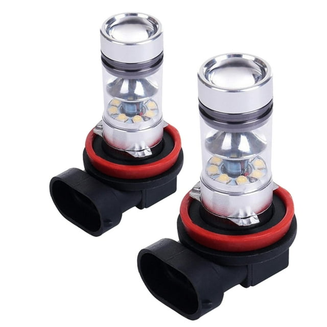 2x bombillas de luz antiniebla de conducción, bombilla de luz antiniebla LED, iluminación de 360 grados