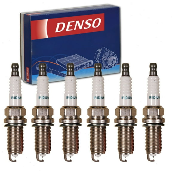 6 pc DENSO Iridium Long Life Spark Plugs compatible with Toyota RAV4 3.5L V6 2006-2012
