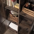 thumbnail image 4 of Pemberly Row Armoire de Rangement en Bois d'Ingénierie à 2 Portes en Pin Récupéré/brun, 4 of 11