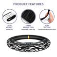 thumbnail image 4 of Zebra Print Car Steering Wheel Cover 37-38 Animal Texture Steering Wheel Protective Cover Suitable Car-styling Accessories, 4 of 4