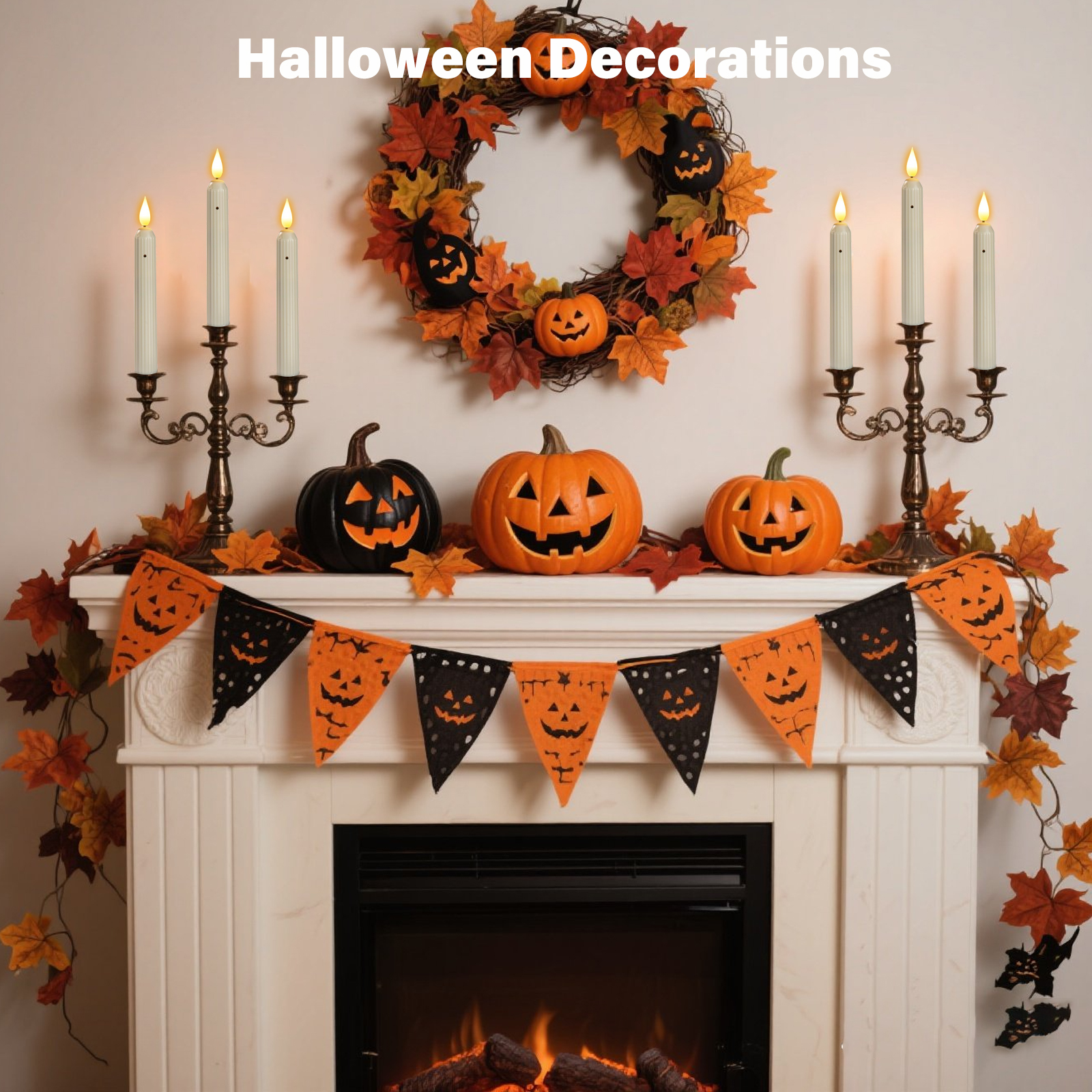 Window Candles with Dusk to Dawn Sensor, 6 Pcs 7'' Flameless Taper Candles with Suction Cups, LED Candles Light Battery Operated, Electric Candle Sticks for Christmas Halloween Thanksgiving