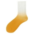 thumbnail image 1 of XIAQUJ Women Autumn And Winter Gradient Multicolor Fashion Simple Sports Socks Socks C One Size, 1 of 3