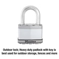 thumbnail image 2 of Candado Lock Master M15XDLF, resistente, doble blindaje, 64 mm, 2 of 6