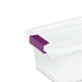 thumbnail image 2 of Sterilite 6 Quart Plastic ClearView Latch Storage Container Tote, 72 Pack, 2 of 9