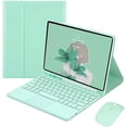 thumbnail image 1 of Para Samsung Tab A8 10.5" Funda de Teclado Color Menta con Soporte y Portaplumas, 1 of 5