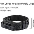 thumbnail image 2 of Large Tactical Dog Collar For Dog Training, Military Adjustable Nylon Dog Collar, Heavy Duty Metal Buckle With Handle a, 2 of 5