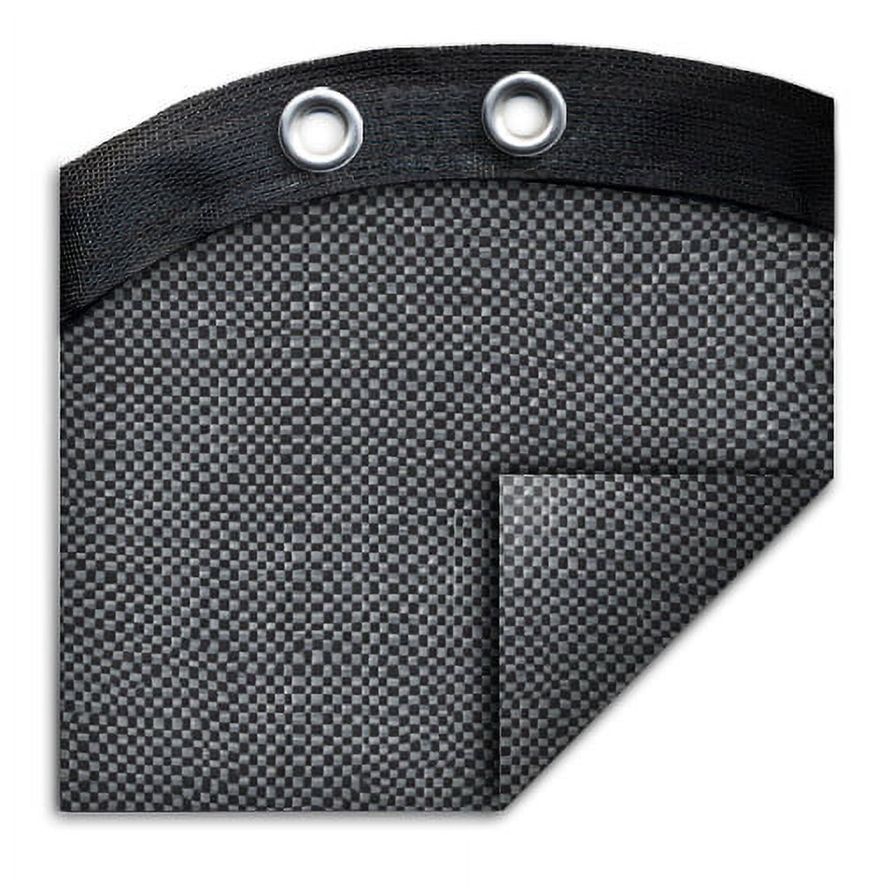 Pool Mate 10 Year Heavy-Duty Mesh Dove Gray Round Winter Pool Cover, 30 ft. Pool