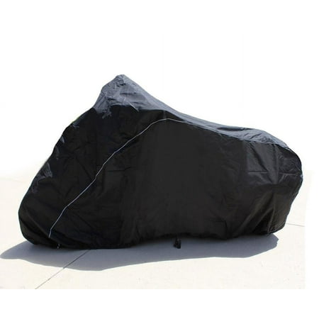 SUPER HEAVY-DUTY BIKE MOTORCYCLE COVER Compatible for Honda Gold Wing Audio Comfort (GL18HPM). STRONG UV PROTECTIVE CHOPPER BIKE TARP. Breathable and Portable Vehicle Protection