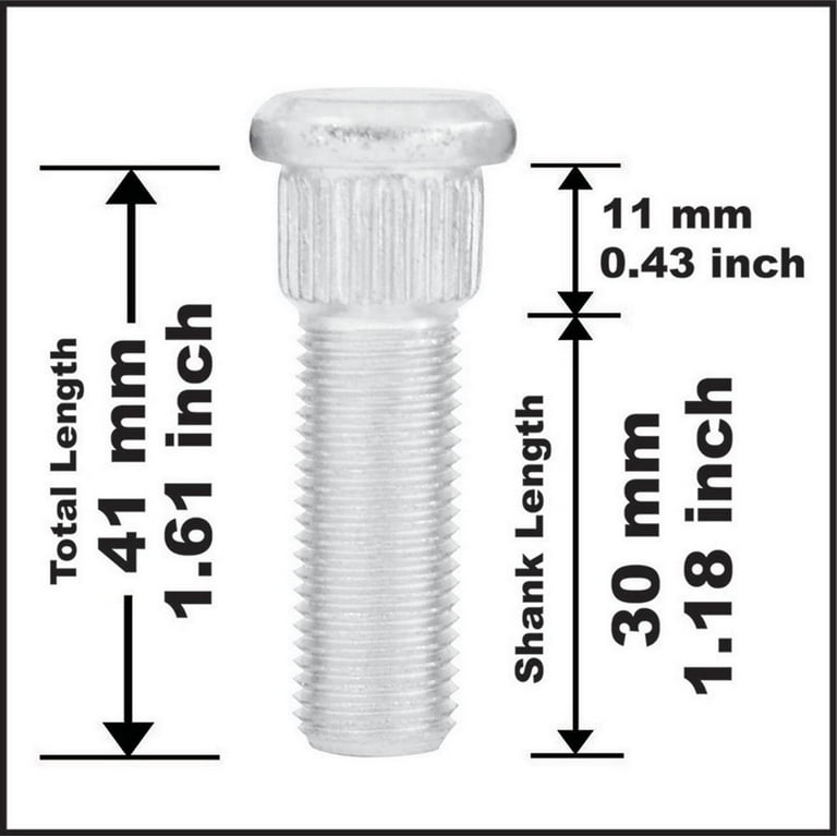 OEM Size Replace wheel lug studs bolts fit lexus GS350 m12x1.5x41 
