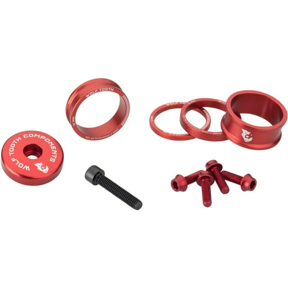 Wolf Tooth BlingKit Headset Stack Spacer - Red
