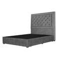 thumbnail image 1 of Box Base Cama Matrimonial + Cabecera Mary Dicasa Gris Shadow, 1 of 8