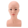thumbnail image 2 of Cabeza De Maniquí Femenina, Cabeza De Maquillaje Femenina Cómoda De PVC Y Plástico Realista Con Hombro Para Exhibición De Anteojos, 2 of 7