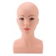 thumbnail image 2 of Cabeza De Maniquí Femenina, Cabeza De Maquillaje Femenina, Base Estable, Realista, Lavable Con Hombro Para Exhibición De Peluca, 2 of 7