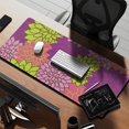 thumbnail image 2 of Long Mouse Pads for Desk,Pink Floral and Petal Pattern Desk Mats on Top Of Desks, Desk Mouse Pad Extra Large with 3mm Non-Slip Base and Stitched Edge for Gaming,Office,Work,Home 35.4"x15.7", 2 of 6