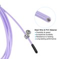 thumbnail image 4 of Uxcell 10Ft Speed Jump Rope Replacement Cable 2.5mm Professional Skipping Rope Steel Wire Purple, 4 of 6