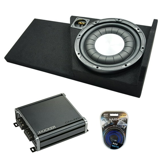 2014-2018 Chevy Silverado Double Cab Harmony HA-F104 Single 10 Sub Box CXA400.1