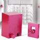 thumbnail image 4 of Secadora de ropa de calidad hotelera para el balcón de la casa, tendedero retráctil para interiores de color rojo rosa que ahorra espacio, 4 of 8