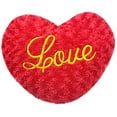 thumbnail image 2 of Opehuo Heart Shaped Pillow,Letter Embroidered Plush Heart Pillow,Heart Shaped Cushion,Huggable Stuffed Love Heart Sofa Cushion,Home Decor Valentines for Living Room,Bedroom,Couple(Red), 2 of 8