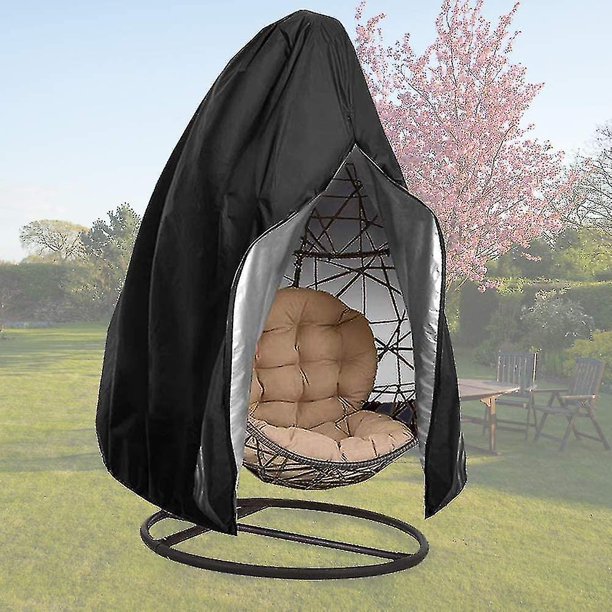 Fundas para sillas de jardín con cremallera, duraderas, grandes, de mimbre, para columpio, impermeables, resistentes a la intemperie, para exteriores, resistente al viento kaili Sencillez