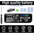 thumbnail image 2 of VIFANIV 061384 061385 para batería de altavoz Bluetooth para altavoz Bose Soundlink Mini I Min one 063287 063404 061386 063287 (7,4 V/2230 mAh) no compatible con Mini II, 2 of 5