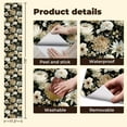 thumbnail image 4 of Peel and Stick Wallpaper Contact Paper Vintage Dark Black Floral Modern Botanical Flower Farmhouse Flowers Self Adhesive and Removable 17.7in x 118in, 4 of 8