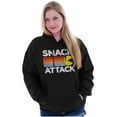 thumbnail image 4 of PACMAN Snack Attack Hungry Hangry Hoodie Sweatshirt Women Men Brisco Brands S, 4 of 6