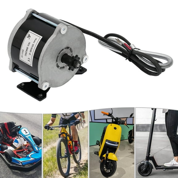 Peakora Gear Reduction Electric Motor 36v 500w Electric Bicycle Brushed Motor 1700rpm Brushed Dc Motor for Electric Bike Small Motorcycle Several Small Mechanical Equipment