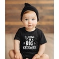thumbnail image 3 of Big Brother New Baby Reveal I'm Going to Be A Big Brother New Sibling Announcement T-Shirts and Raglans Black Shirt Youth Medium, 3 of 5