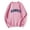 Pink, variant on Tops for Women 2025 Fall Loose Fit Crew Neck Long-sleeved Puff Cold Shoulder Drawstring Graphiprint Hoodie Cotton Pullover Sweatshirts(Pink,XXL)