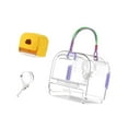 thumbnail image 4 of Bothyi Hamster -carry Bag Cage, Small Tier Carry Case, Guinea Pig Cage Outdoors, Hamster Travel Carrier for Chinchilla, Ferret, Mice, Mice violet, 4 of 8