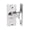 Large size, variant on SIMDOO 90 Degree Heavy Duty Door Latch Lock, 304 Stainless Steel Safety Door Bolt, Sliding Gate Latch for Barn Door Bathroom Outdoor Fence Pet Door Security Hardware