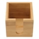 thumbnail image 3 of Caja de pañuelos con textura de madera de bambú, organización de almacenamiento de papel rectangular para cocina y oficina, 3 of 8