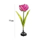 thumbnail image 2 of Luz De Enchufe De Tierra De Tulipán 2 piezas de luz de enchufe de tierra de tulipán solar 600 mAh IP65 decoración de jardín (gradiente púrpura), 2 of 6