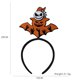 thumbnail image 4 of 3 estilos de corona de Halloween para niña, damas, mucama de vacaciones, diadema gótica, accesorios de disfraz de Halloween, cosplay, D Rojo Verde, 4 of 5
